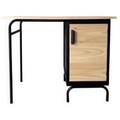 Bureau enfant noir et bois