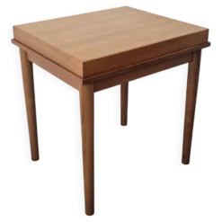Bureau enfant ou table de jeu scandinave en teck années 70