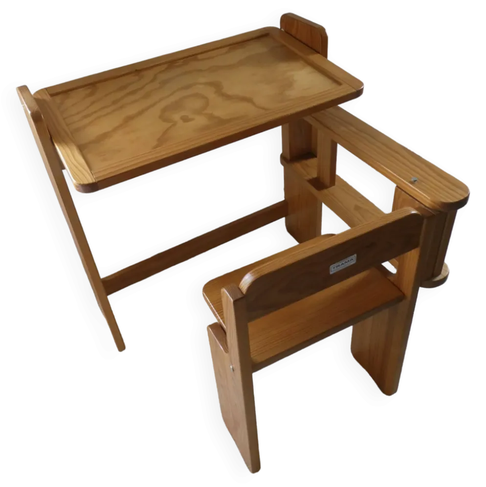 Bureau enfant pliant de la marque Trama, années 80
