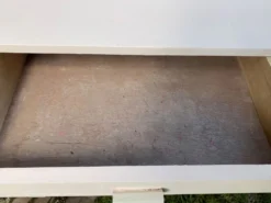 Bureau enfant rose poudré vintage