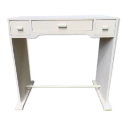 Bureau enfant rose poudré vintage