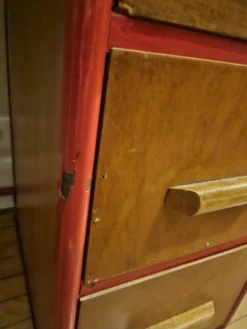 Bureau enfant vintage bois et metal