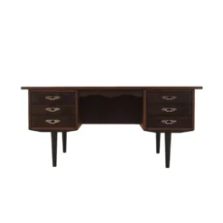 Bureau en noyer danois avec tiroirs, années 1960
