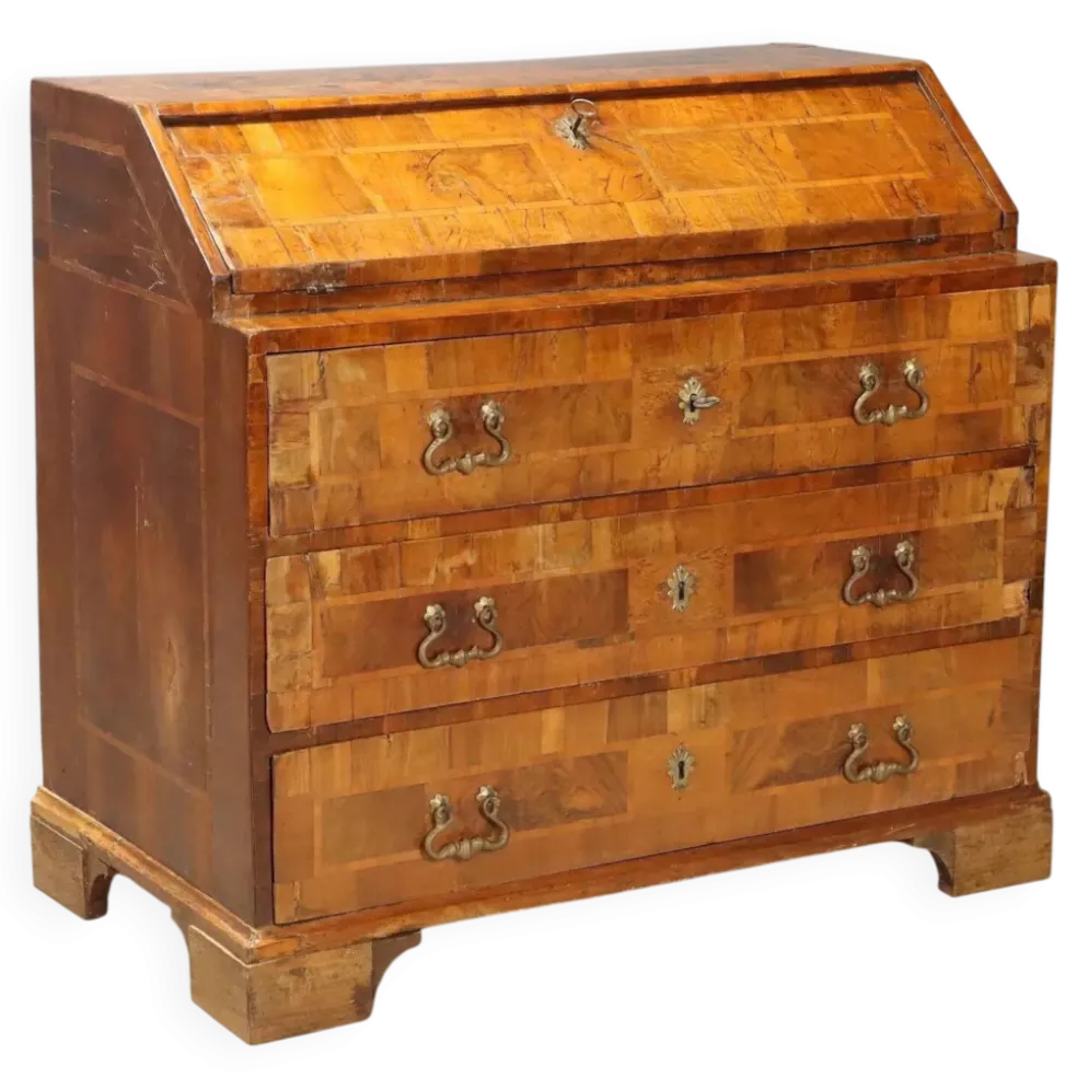Bureau en noyer - Italie XVIIIe siècle