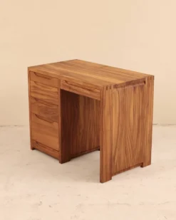 Bureau en orme massif, France, 1990's