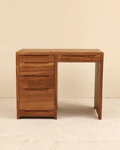 Bureau en orme massif, France, 1990's