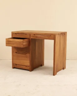Bureau en orme massif, France, 1990's