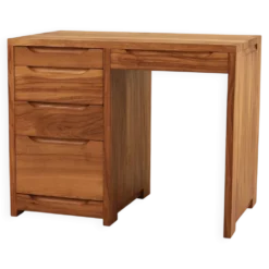 Bureau en orme massif, France, 1990's