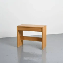 Bureau en orme massif par Maison Regain, année 70