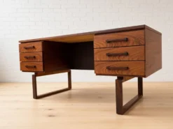 Bureau en palissandre danois Mid-Century Torben Valeur & Henning Jensen pour Dyrlund