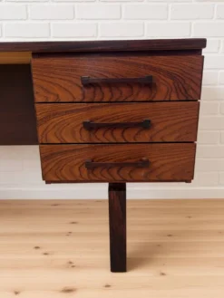 Bureau en palissandre danois Mid-Century Torben Valeur & Henning Jensen pour Dyrlund