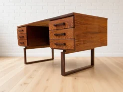 Bureau en palissandre danois Mid-Century Torben Valeur & Henning Jensen pour Dyrlund