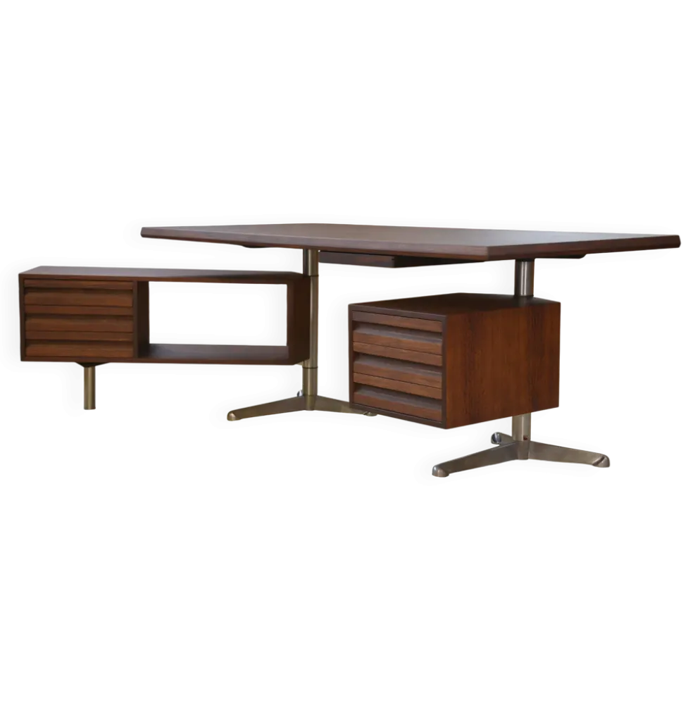 Bureau en palissandre modèle T95 par Osvaldo Borsani pour Tecno 1960’s