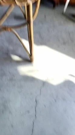 Bureau en rotin 1 tiroir ref JE