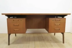 Bureau en teck avec tiroirs, Danemark 1960