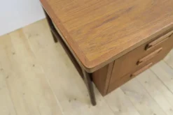 Bureau en teck avec tiroirs, Danemark 1960