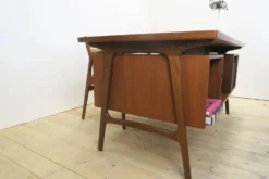 Bureau en teck avec tiroirs, Danemark 1960