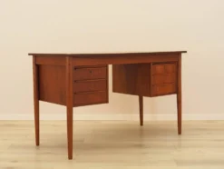 Bureau en teck avec tiroirs, Danemark, années 1970
