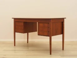 Bureau en teck avec tiroirs, Danemark, années 1970