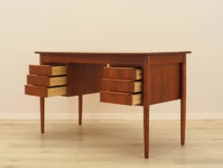 Bureau en teck avec tiroirs, Danemark, années 1970