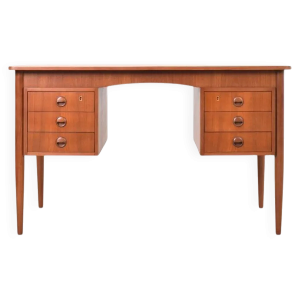 Bureau en teck danois des années 1960.