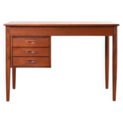 Bureau en teck danois de style mid-century moderne, années 1960