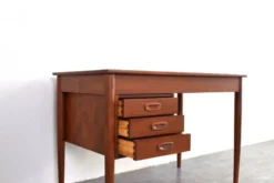 Bureau en teck danois de style mid-century moderne, années 1960