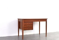 Bureau en teck danois de style mid-century moderne, années 1960