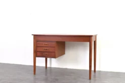 Bureau en teck danois de style mid-century moderne, années 1960