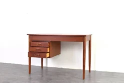 Bureau en teck danois de style mid-century moderne, années 1960