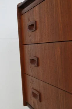 Bureau en teck des années 60 / secrétaire / design danois moderne