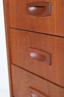 Bureau en teck des années 60 / secrétaire / design danois moderne