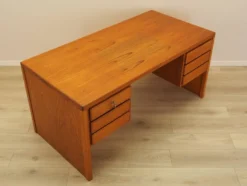 Bureau en teck, design danois, années 1970, fabriqué par Omann Jun.