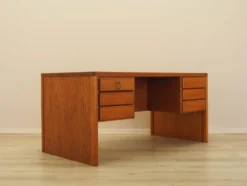 Bureau en teck, design danois, années 1970, fabriqué par Omann Jun.