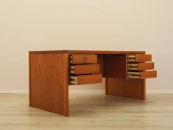 Bureau en teck, design danois, années 1970, fabriqué par Omann Jun.