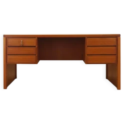 Bureau en teck, design danois, années 1970, fabriqué par Omann Jun.