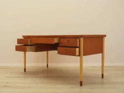 Bureau en teck, design danois, années 1970, fabriqué au Danemark