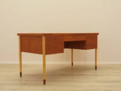 Bureau en teck, design danois, années 1970, fabriqué au Danemark