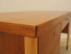 Bureau en teck, design danois, années 1970, fabriqué au Danemark