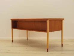 Bureau en teck, design danois, années 1970, fabriqué au Danemark