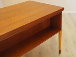Bureau en teck, design danois, années 1970, fabriqué au Danemark