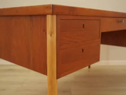 Bureau en teck, design danois, années 1970, fabriqué au Danemark