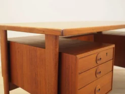 Bureau en teck, design danois, années 1970, designer : Kai Kristiansen