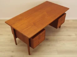 Bureau en teck, design danois, années 1970, designer : Kai Kristiansen