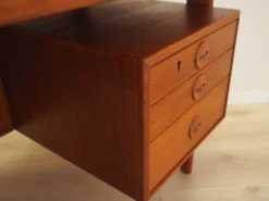 Bureau en teck, design danois, années 1970, designer : Kai Kristiansen
