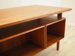 Bureau en teck, design danois, années 1970, designer : Kai Kristiansen