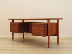 Bureau en teck, design danois, années 1970, designer : Kai Kristiansen