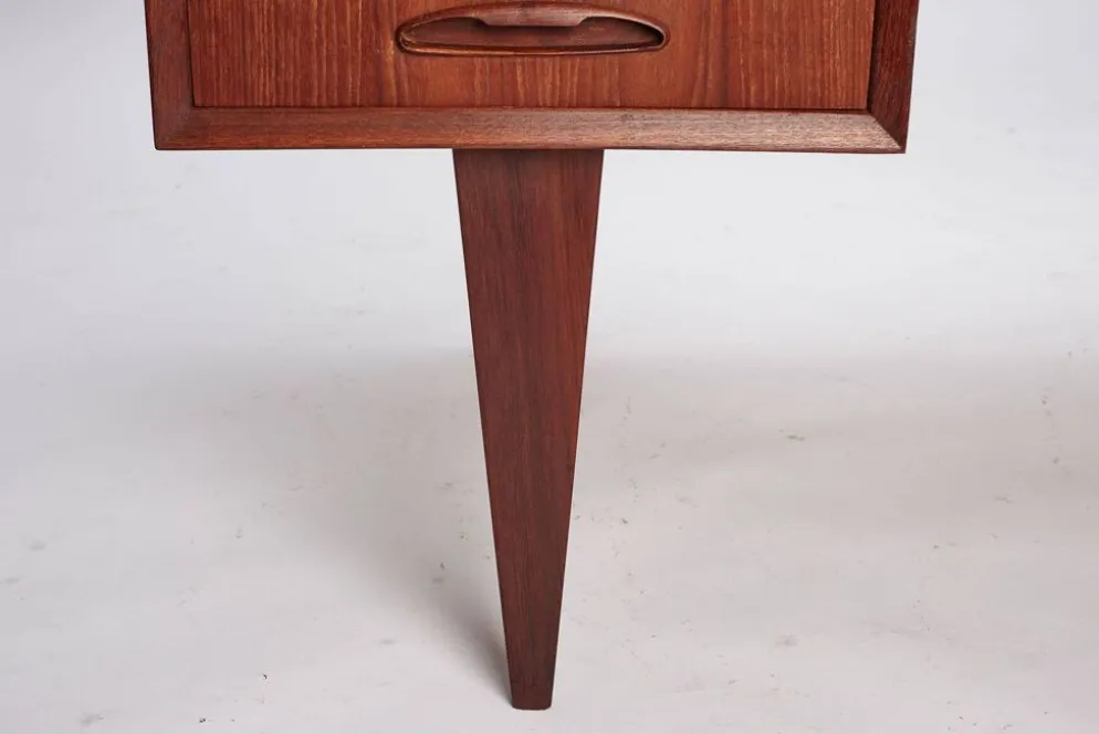 Bureau en teck du milieu du siècle, Danemark années 1960