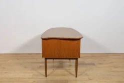 Bureau en teck en forme de rein, libre, des années 1960, Danemark