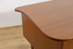 Bureau en teck en forme de rein, libre, des années 1960, Danemark